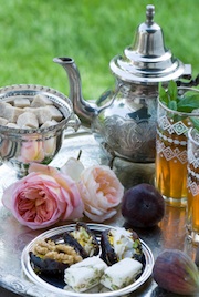 moroccan tea, mint tea, morocco, refreshing